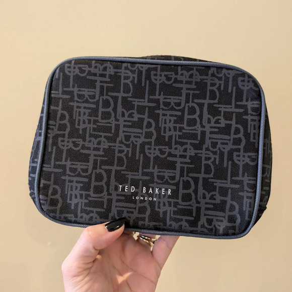 Ted Baker Black Monogram Men's Bag - Picture 2 of 7